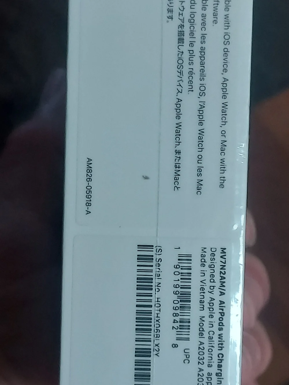 Apple Wireless Earbuds in White - Left & Right Pair